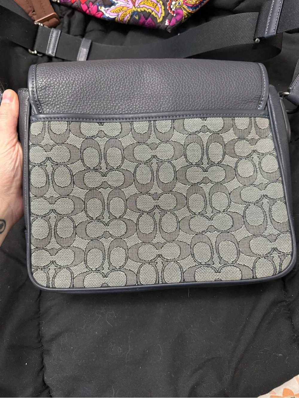Coach messenger navy